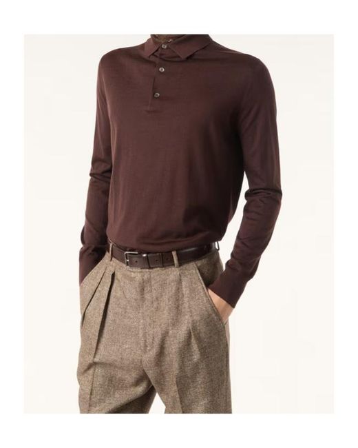 Loro Piana Brown Polo for men