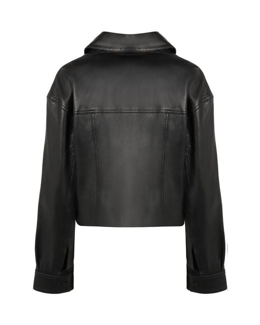 Yves Salomon Black Buttoned Jacket