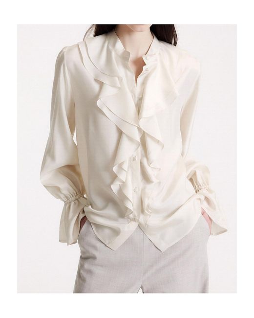 Marella Natural Long-Sleeved Shirt
