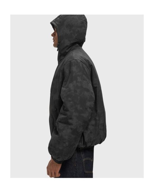 Represent Black Long-Sleeve Hooded Jacket for men