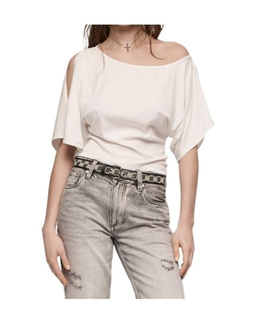 M I S B H V White Holywood Baby Top