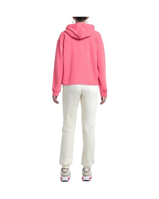 DIESEL Pink Solid-Color Hoodie