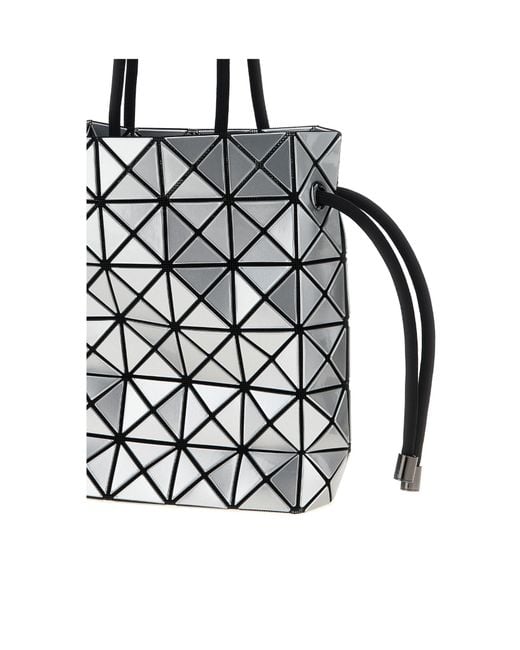 Issey Miyake White Drawstring Shoulder Bag