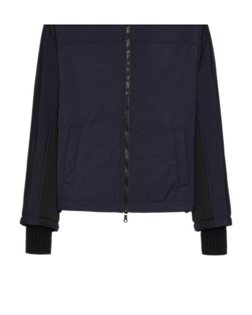 Valentino Blue Contrast Hooded Jacket for men