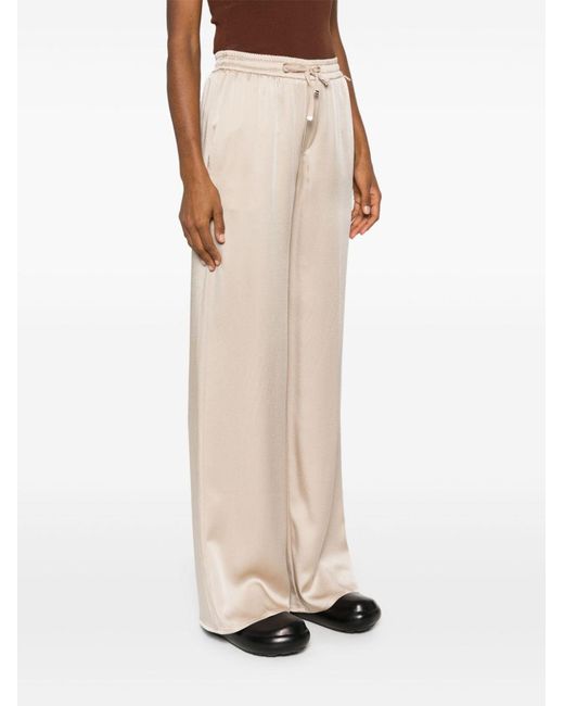Herno Natural Drawstring Straight Leg Pants