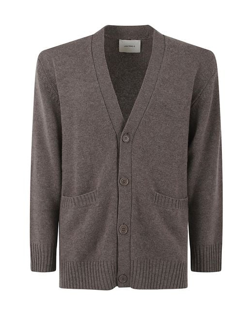 Lisa Yang Blue Buttoned Cardigan Knitwear for men