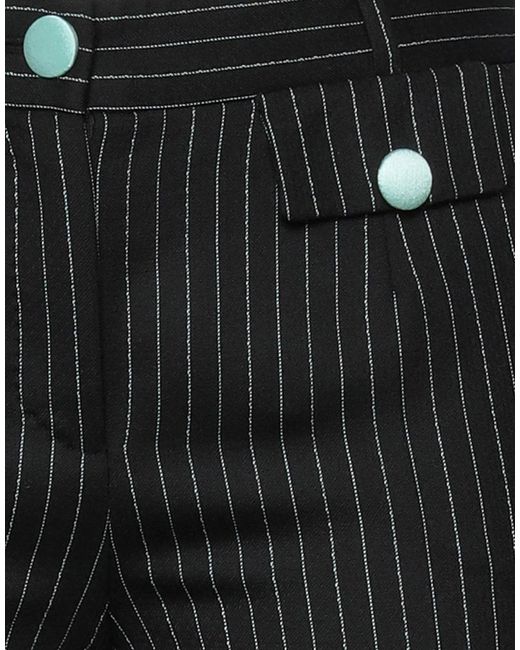 Dolce & Gabbana Black Striped Lace Trousers