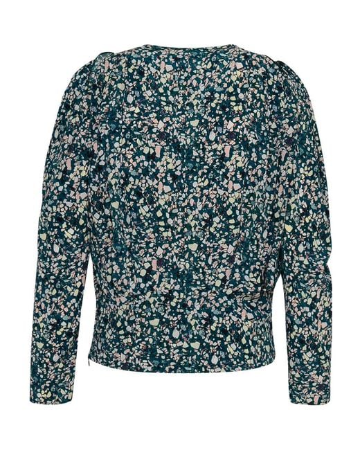 Isabel Marant Green Logo Blouse