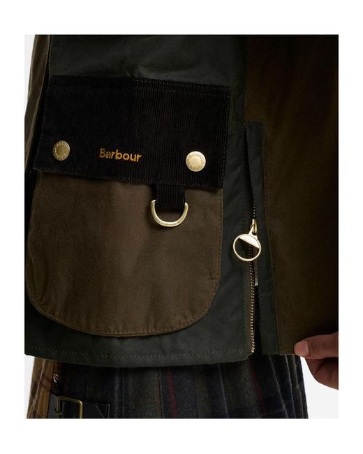 Barbour Multicolor Hazelwood Corduroy-Trim Lobster-Claw Jacket