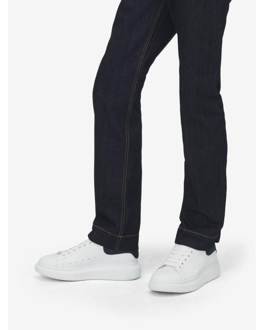 McQueen White Leather Oversized Sneakers for men
