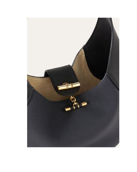 Loro Piana Black Medium Bobbin Bag