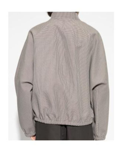 Courreges Gray Houndstooth Casual Jacket for men