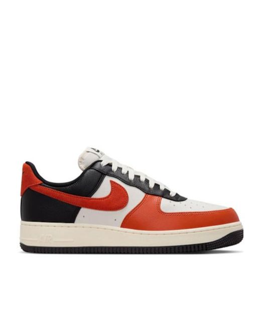 Nike Red Air Force 1'07 Lv8 Sneaker for men