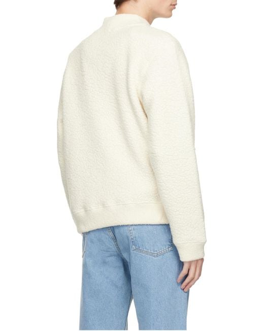 Casablanca White Logo-Patch Sweatshirt for men