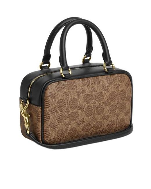 COACH Brown Satchel Crossbody Bag