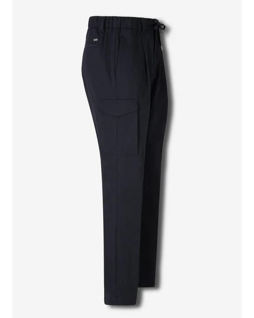 Herno Black Trousers for men