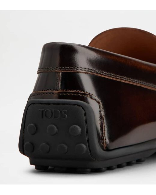 Tod's Brown City Gommino Loafers for men