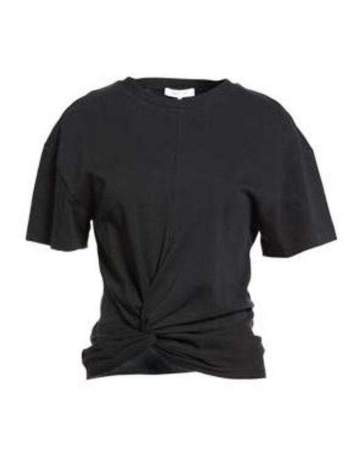 Rag & Bone Black Solid-Color Short-Sleeve T-Shirt