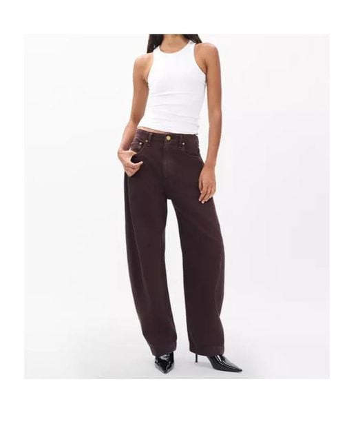 Rag & Bone Brown Belt Loop Jeans