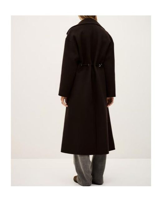 Ba&sh Black Belted Coat