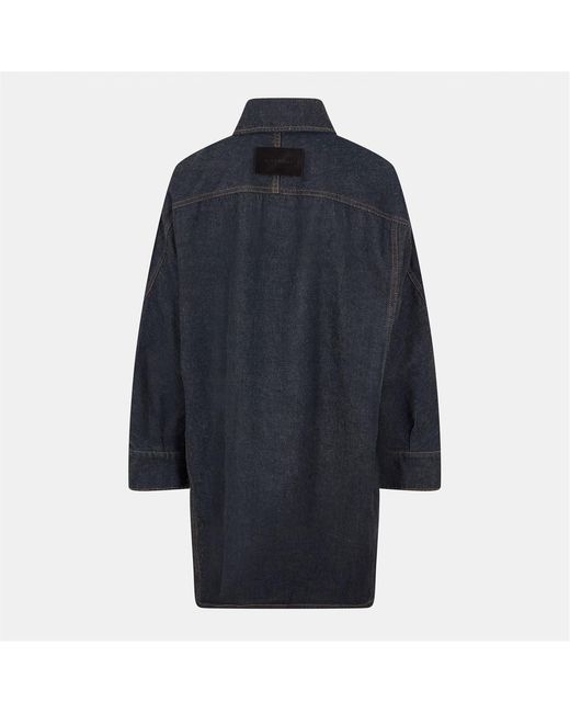 Givenchy Blue Denim Cotton Long Sleeve Overshirt