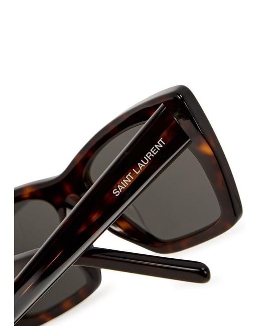 Saint Laurent Metallic Cat-Eye Sunglasses
