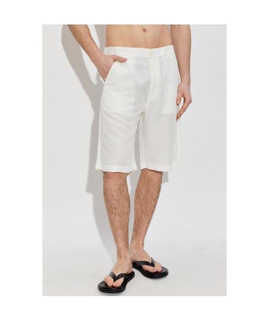 DIESEL White P-Hant-Chino-Short-Pgbs Shorts for men
