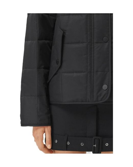 Burberry Black Monogram Motif Puffer Jacket
