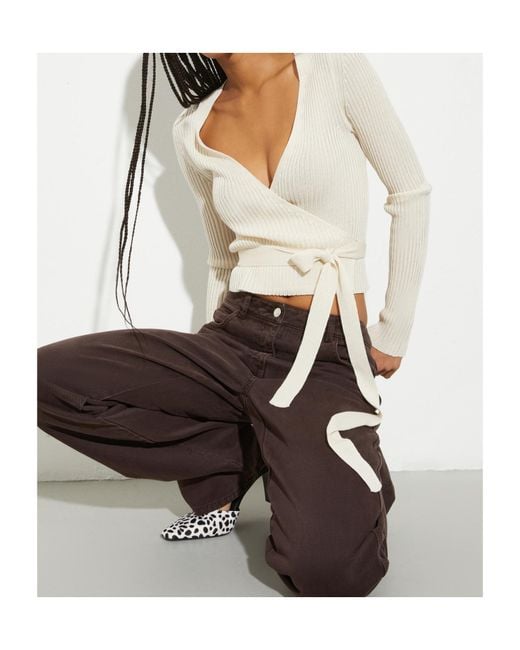 MAX&Co. White Long Sleeve Cardigan