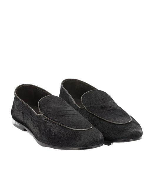 Henderson Black Round-Toe Loafers
