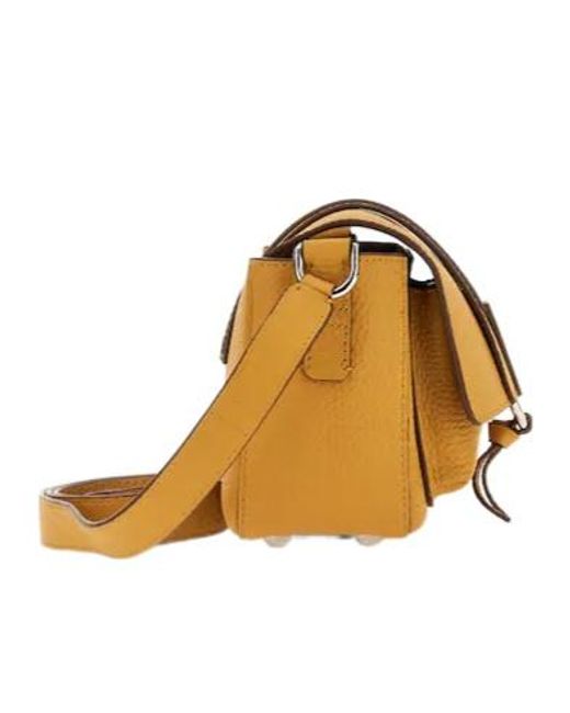 Hogan Yellow Trend Flap Bag