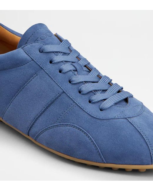 Tod's Blue Lace-Up Sneakers for men