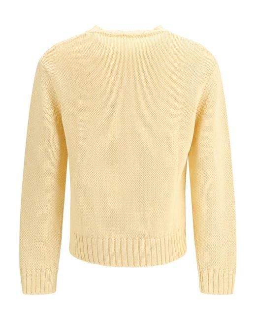 sunflower Natural Crew Neck Knit Sweater for men