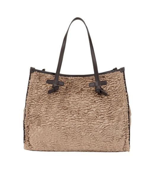 Gianni Chiarini Natural Double-Handle Tote Bag