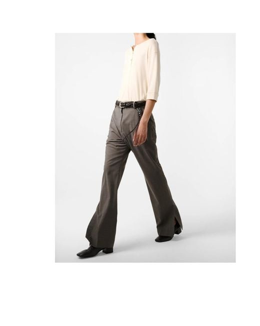 Studio Nicholson Natural Button-Collar Top