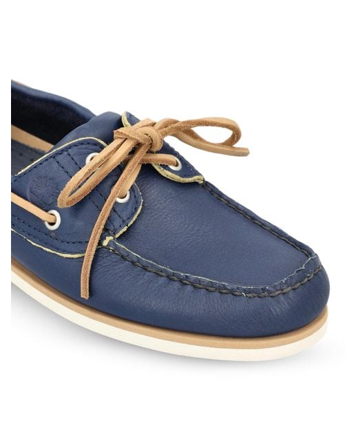 Timberland Blue Round-Toe Casual Shoes for men