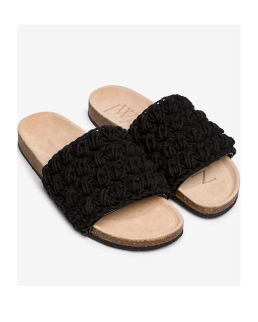J.W. Anderson Black Flat Slippers