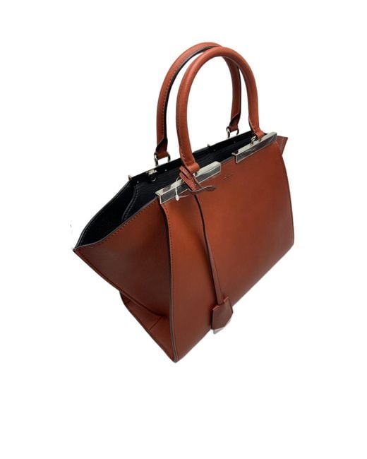 Fendi Brown Double-Handled Handbag