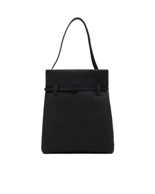 MANU Atelier Black Tote Du Jour Medium Shoulder Bag