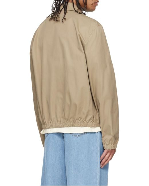 AMI Natural Ami Ami De Coeur Zipped Jacket for men