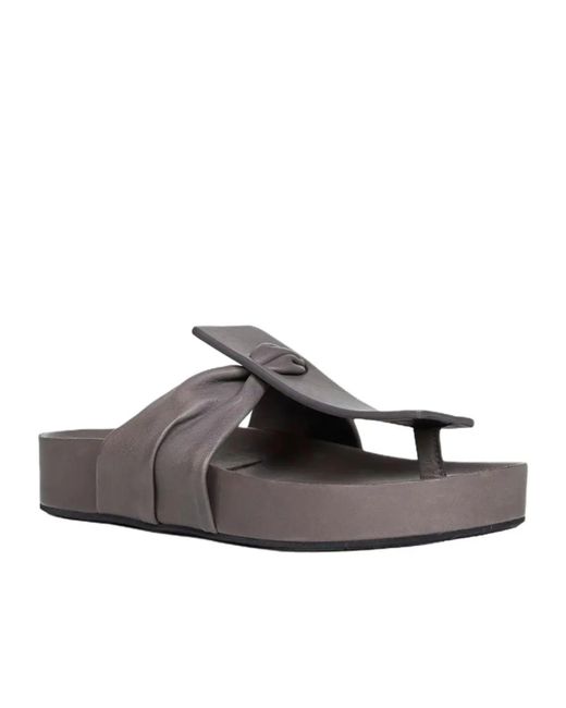 Uma Wang Brown Flip-Flops