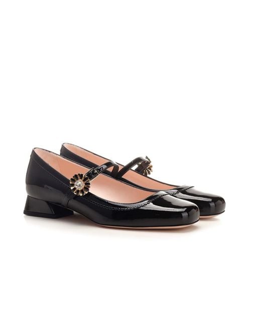 Roger Vivier Black Très Vivier Mary Jane Shoes