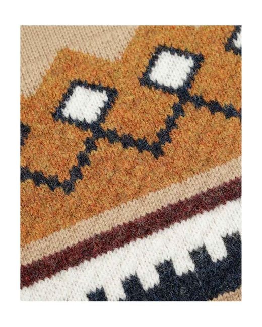 Burberry Natural Round-Neck Long-Sleeved Pullover