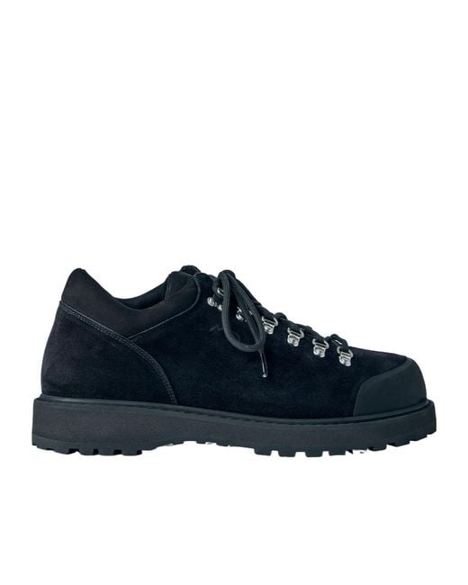 Diemme Blue Cornaro Hiking Lace-Up Shoes for men