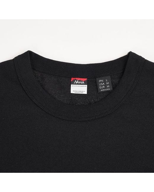 NANGA Blue Keep Rolling T-Shirt for men