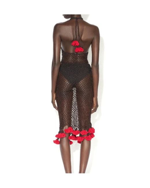 Alaïa White Tassel Bikini Set