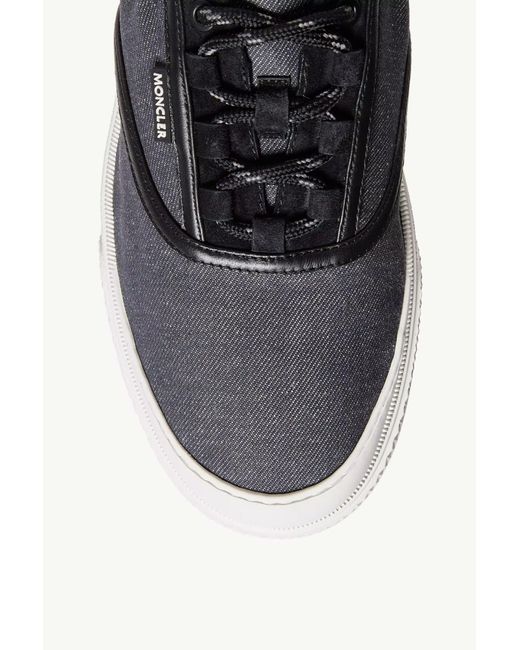 Moncler Black Vera Leisure Denim Sneakers