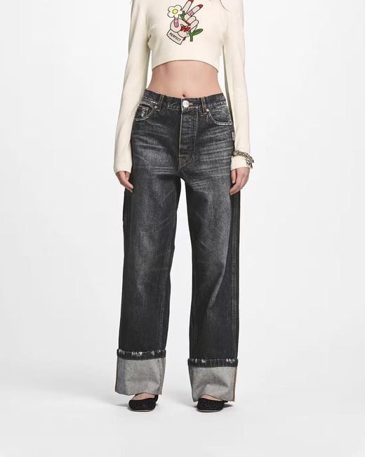 Marc Jacobs Gray Wide Leg Jean