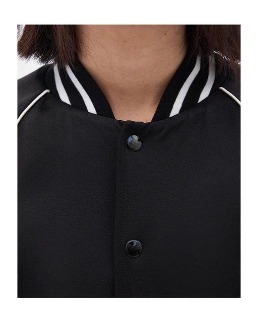 Ann Demeulemeester Black Esko Slim Fit Raglan Bomber Jacket for men