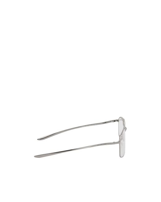 Balenciaga White Eyewear Aviator Frame Sunglasses for men